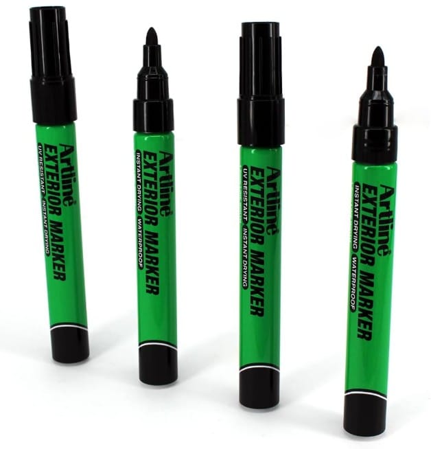 ปากกาเคมีงานภายนอก ARTLINE EXTERIOR MARKER 1.5 มม. สีดำ_4